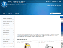 Tablet Screenshot of cpsimedicalsupplies.com